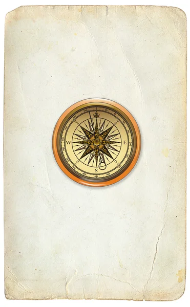 Oude kompas — Stockfoto