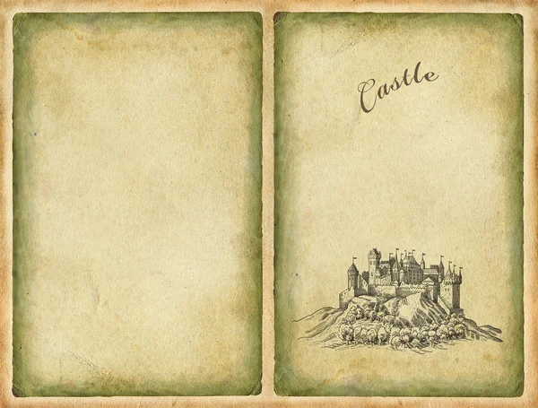 Old castle illustration — Stock Photo, Image