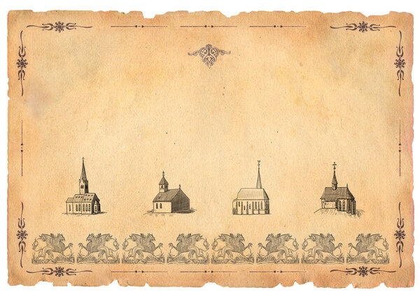 Old church illustration