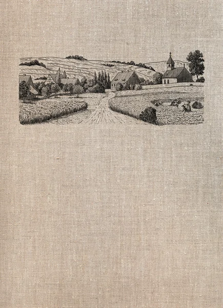 Illustration du vieux village — Photo