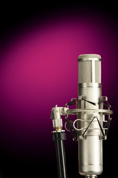 Retro microphone — Stock Photo, Image