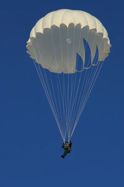 Parachute springen — Stockfoto