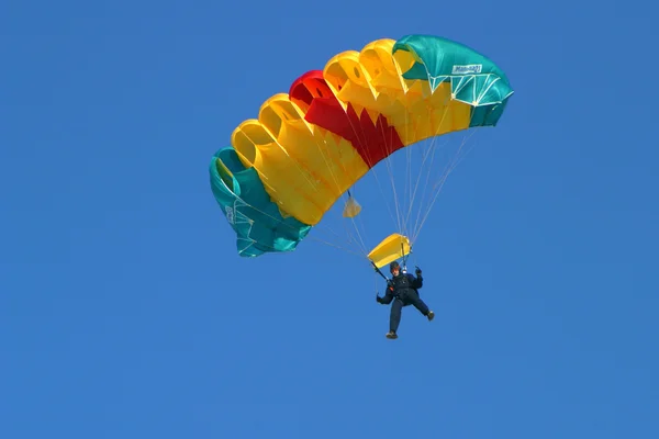 Parachute jump — Stock Photo, Image