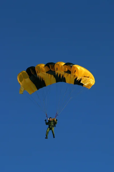 Salto en paracaídas — Foto de Stock