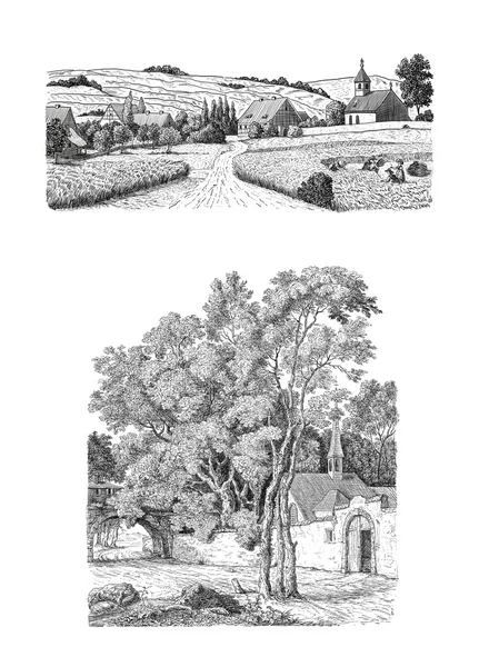 Illustration du village — Photo