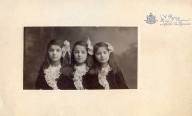 Vintage kız portre
