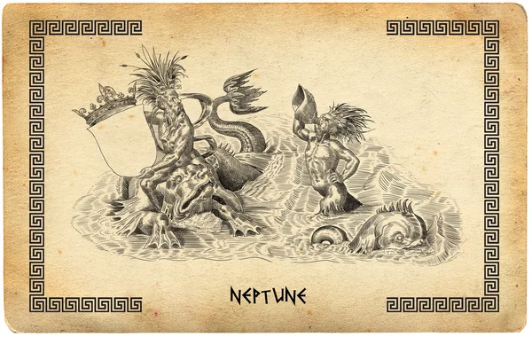 Neptune-Illustration — Stockfoto