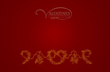 Sevgililer Günü kartı.