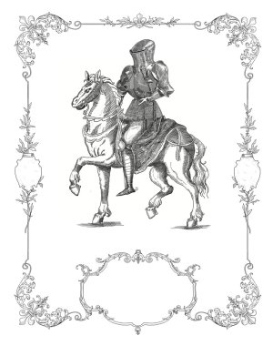 Knight illüstrasyon