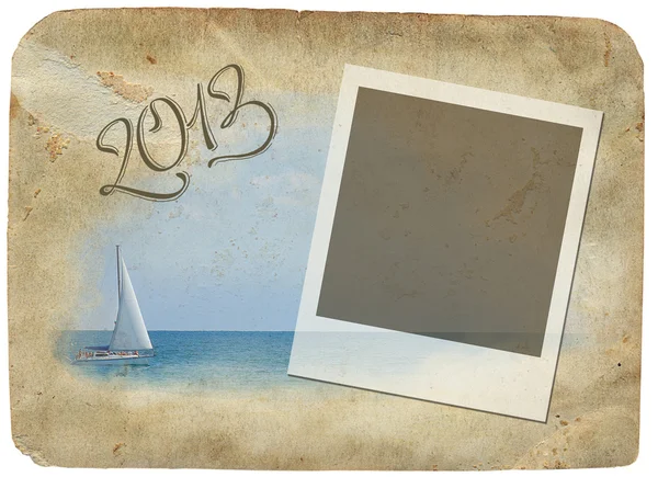 Ευχετήρια κάρτα για το νέο έτος 2013 — Φωτογραφία Αρχείου