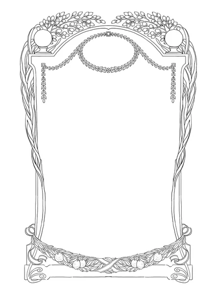 Cartouche illustration — Stockfoto