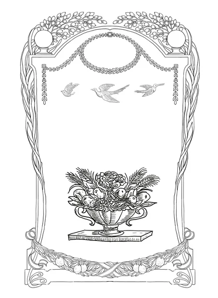 Cartouche illustration — Stock Photo, Image