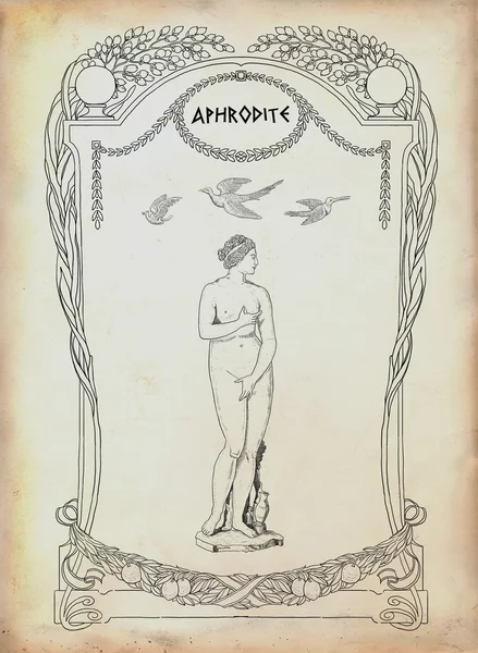 Aphrodite-Illustration — Stockfoto