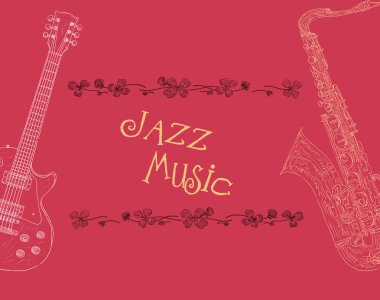 müzik Tema illüstrasyon