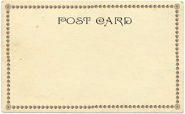 Старая открытка — стоковое фото