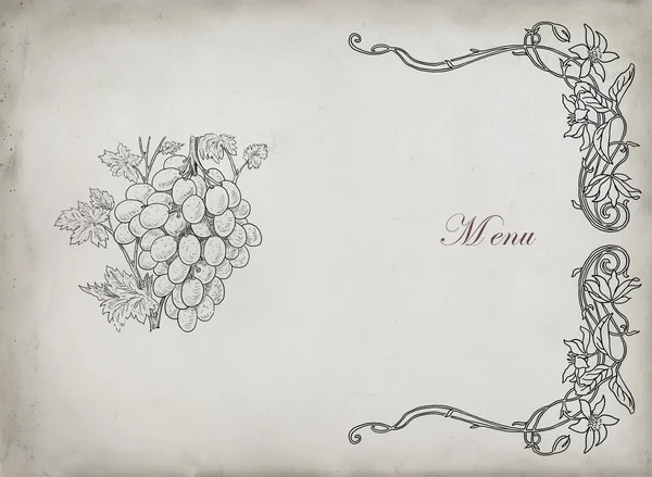 Fundo do menu — Fotografia de Stock