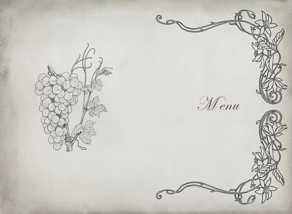 Fundo do menu — Fotografia de Stock