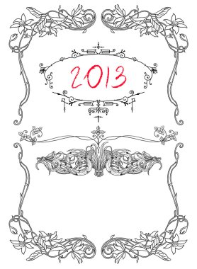 2013 baner yılan çizim ile