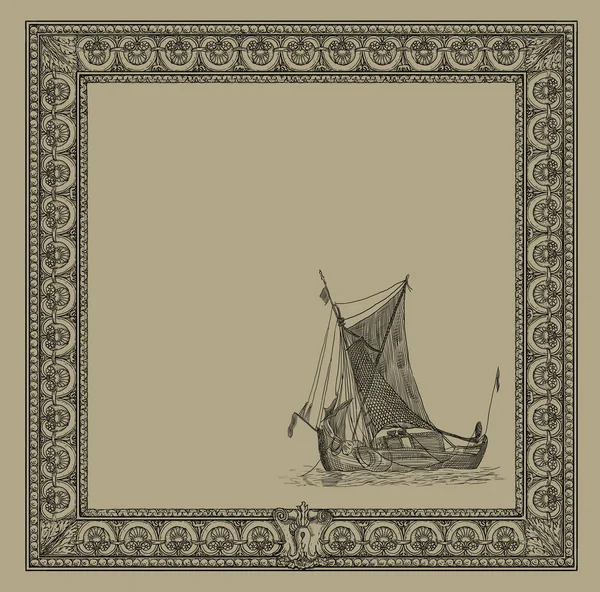 Pirate sailboat — Stock Photo, Image