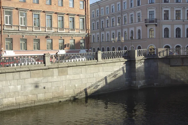 River channel in Saint-Petersburg. Spring — Stock Photo, Image