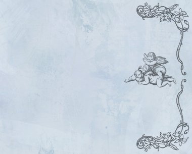 melekler illüstrasyon