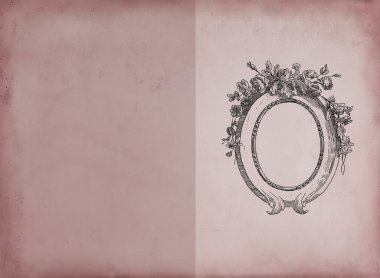 Elegan retro trame illüstrasyon