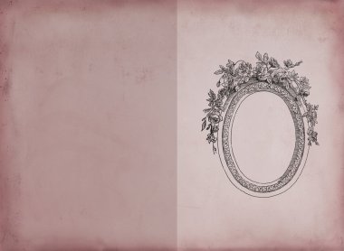 Elegan retro trame illüstrasyon