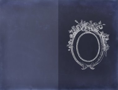 Elegan retro trame illüstrasyon