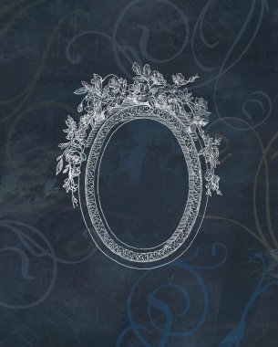 Elegan retro trame illüstrasyon