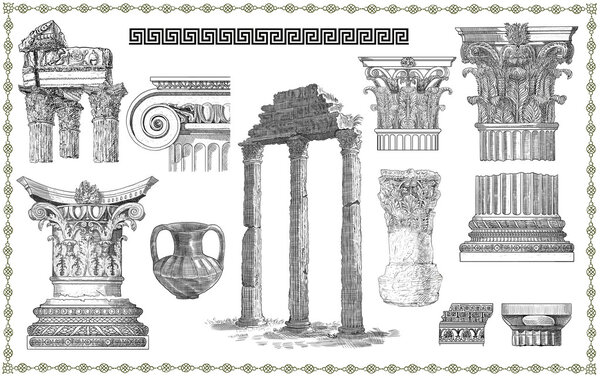 Старая греческая иллюстрация
