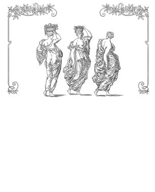 Ülke kadın illüstrasyon