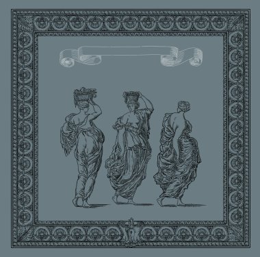 Ülke kadın illüstrasyon