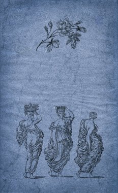 Ülke kadın illüstrasyon