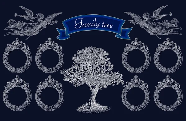 Drzewo rodzinne — Zdjęcie stockowe