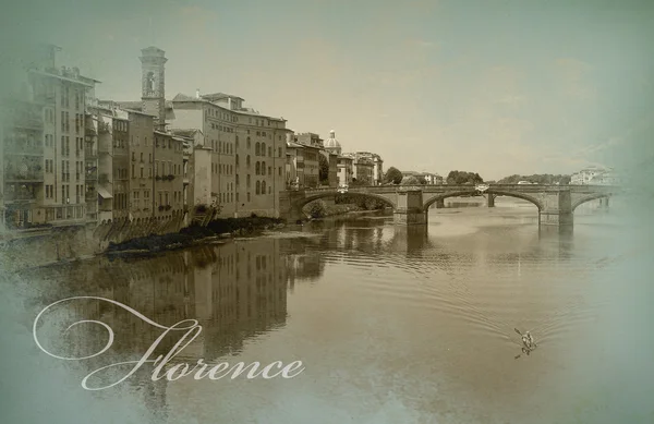 Cartolina di Firenze — Foto Stock