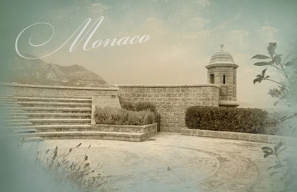 Monaco weergave briefkaart — Stockfoto