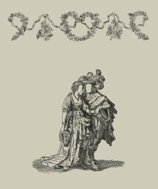 Retro grafik portre ayarlayın. yüz dışarı klonladı. çerçeve kullanın veya kendi yüzünü ekleyin.