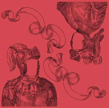 Knight illüstrasyon