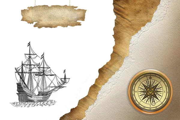 Carte des pirates — Photo