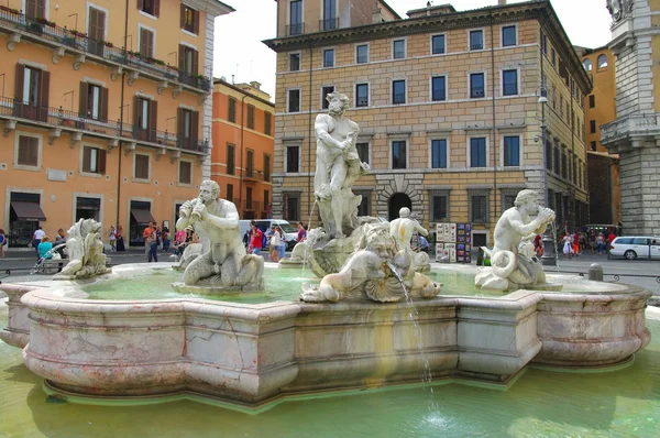 Piazza Navona, Roma. Italia — Foto Stock