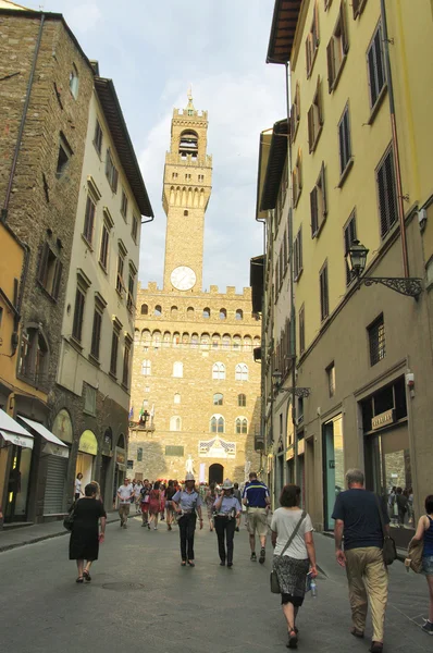 The Palazzo Vecchio, Florence, Italy. — Stock Photo, Image