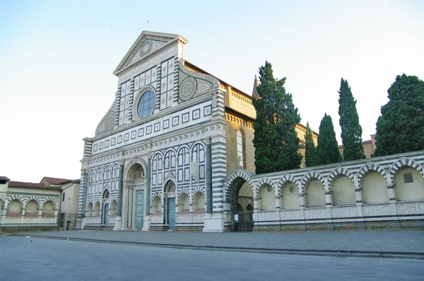 Bazylika santa maria Novella - słynnym zabytkiem w Florencja, Włochy — Zdjęcie stockowe