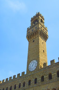 Eski sarayda (palazzo vecchio) signoria Meydanı, Floransa (İtalya).