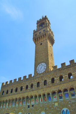 Eski sarayda (palazzo vecchio) signoria Meydanı, Floransa (İtalya).