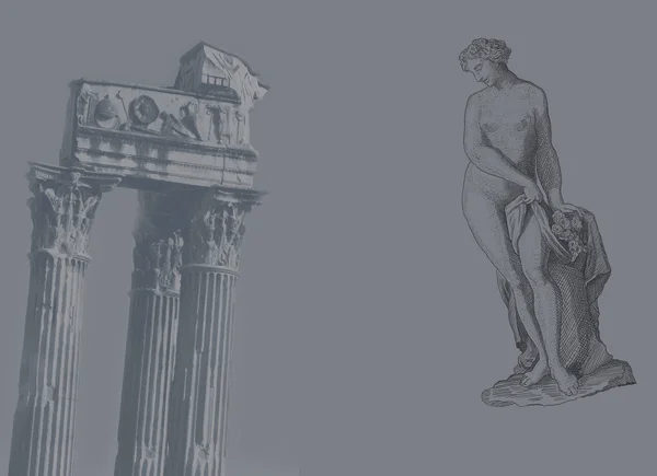 Old greek theme illustration — Stock Photo, Image