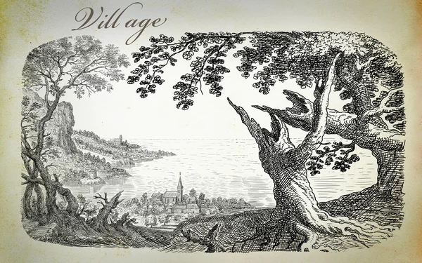 Illustration du village — Photo