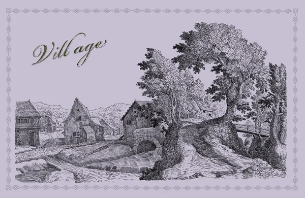 Illustration du village — Photo