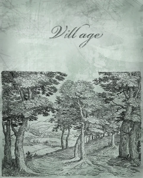 村の図 — ストック写真