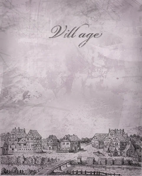 村の図 — ストック写真