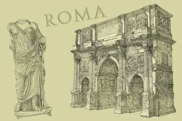 Roma ver ilustración — Foto de Stock
